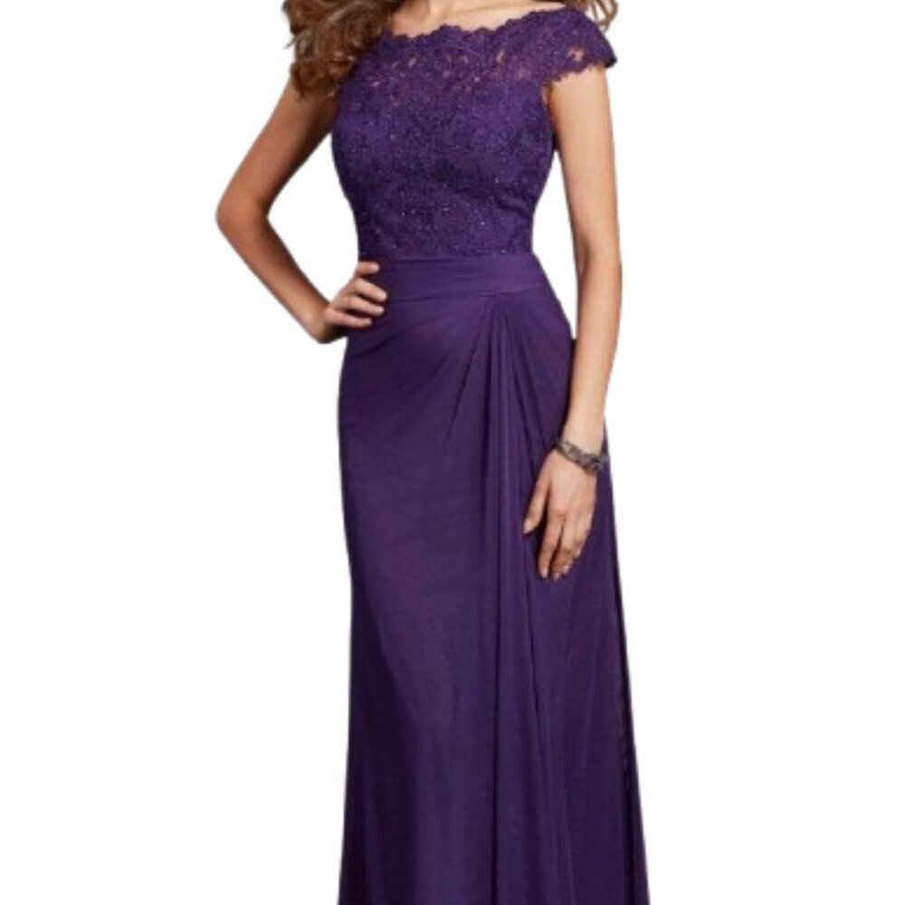 SALE NWT Clarisse M6531 Formal Gown Purple size 6